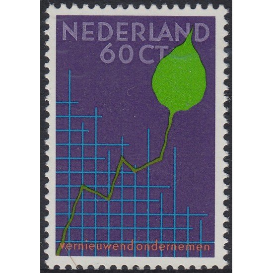 Holanda 1228 1984 Gráficos y hoja de árbol MNH Holanda 1228 1984 Gráficos y hoja de árbol MNH