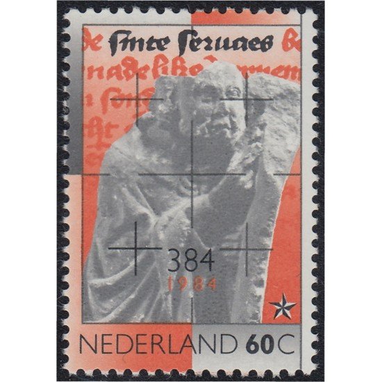 Holanda 1220 1984 1600º Aniversario de la muerte de San Servais Estatua MNH Holanda 1220 1984 1600º Aniversario de la muerte de San Servais Estatua MNH