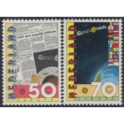 Holanda 1202/03 1983 Europa Artículos Satélites MNH Holanda 1202/03 1983 Europa Artículos Satélites MNH