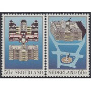 Holanda 1191/92 1982 Palacio Real de Dam MNH