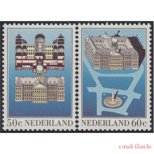 Holanda 1191/92 1982 Palacio Real de Dam MNH
