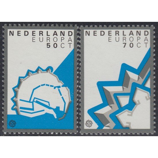 Holanda 1189/90 1982 Europa Hechos históricos MNH Holanda 1189/90 1982 Europa Hechos históricos MNH