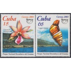 Cuba 3955/56 2001 Serie América UPAEP Parque Nacional MNH Cuba 3955/56 2001 Serie América UPAEP Parque Nacional MNH