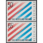 Holanda 1177/78 1982 Relaciones diplomáticas entre Holanda - EE.UU MNH
