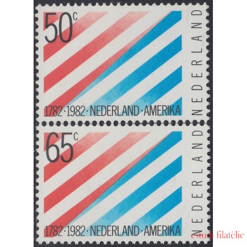Holanda 1177/78 1982 Relaciones diplomáticas entre Holanda - EE.UU MNH