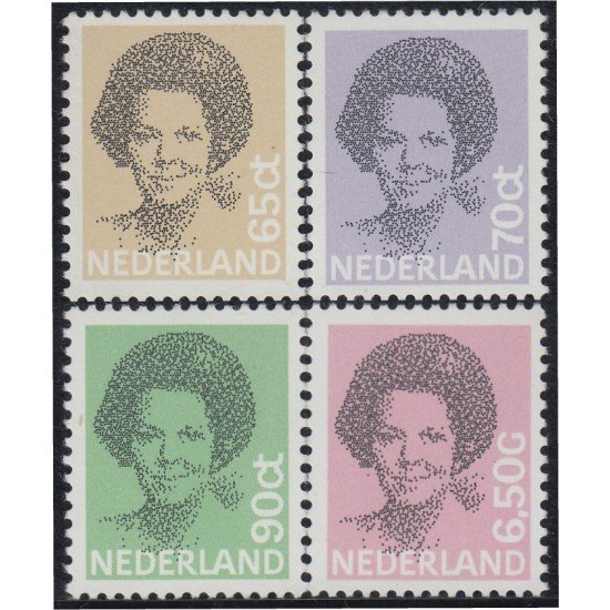 Holanda 1167/70 1981/86 Reina Beatriz MNH Holanda 1167/70 1981/86 Reina Beatriz MNH