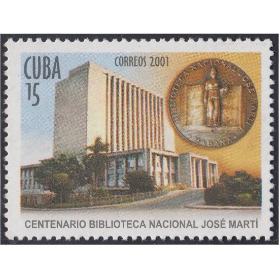 Cuba 3957 2001 100° de la biblioteca Nacional de San Marti MNH Cuba 3957 2001 100° de la biblioteca Nacional de San Marti MNH