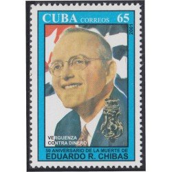 Cuba 3963 2001 50 Años de la muerte de Eduardo R. Chibas MNH Cuba 3963 2001 50 Años de la muerte de Eduardo R. Chibas MNH
