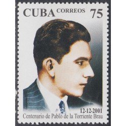 Cuba 3968 2001 Pablo de la Torriente Brau Periodista MNH Cuba 3968 2001 Pablo de la Torriente Brau Periodista MNH