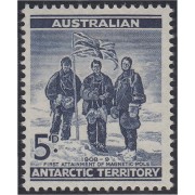 Australia Territorio Antártico 6 1961 Primer logro del polo magnético MNH