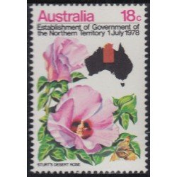 Australia 635 Establecimiento del Gobierno del Territorio del Norte Flores Flowers MNH Australia 635 Establecimiento del Gobierno del Territorio del Norte Flores Flowers MNH