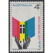 Australia 356 1967 Centenario de la Sociedad Bíblica Inglesa y Extranjera de Australia MNH
