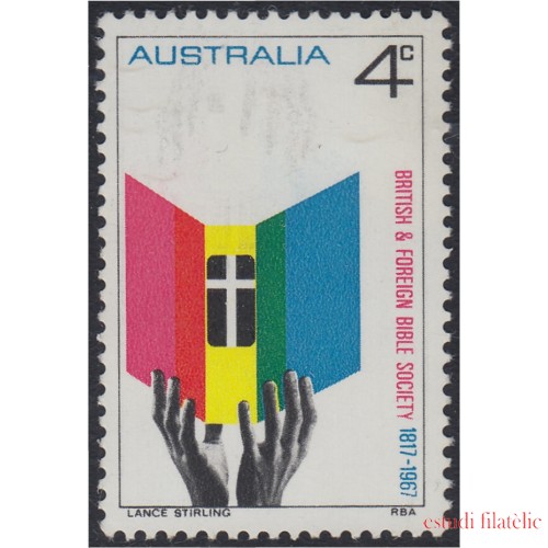 Australia 356 1967 Centenario de la Sociedad Bíblica Inglesa y Extranjera de Australia MNH