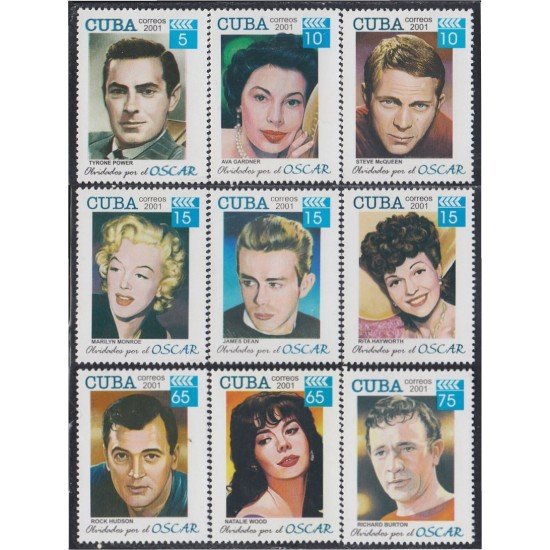 Cuba 3974/82 2001 Cine MNH Cuba 3974/82 2001 Cine MNH