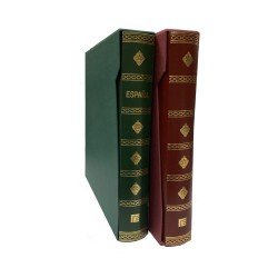 Edifil Álbum 324G Tapa y Cajetin SEMILUJO Título ANDORRA Granate Edifil Álbum 324G Tapa y Cajetin SEMILUJO Título ANDORRA Granate