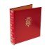 Edifil Álbum 321 Tapa y Cajetin Rojo SEMILUJO ESCUDO REAL Título ESPAÑA