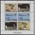 Guyana 2082/84 1989 Minihojita Conquista del aire y del espacio MNH