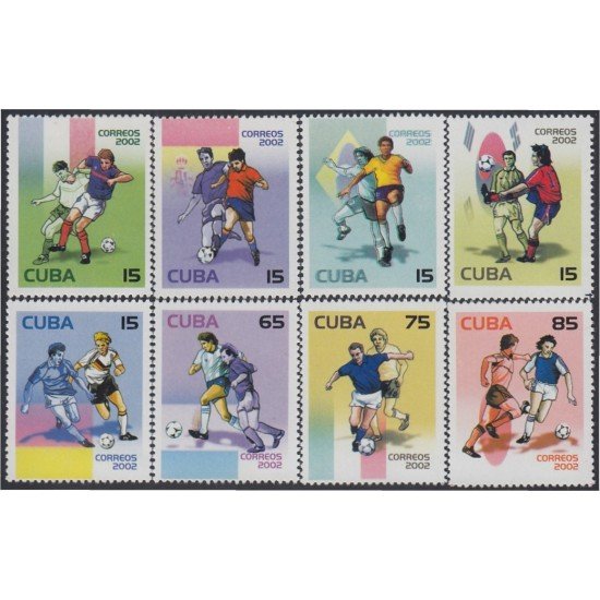 Cuba 3996/03 2002 Copa del Mundo de Fútbol en Correa MNH
