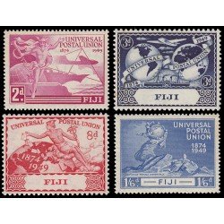 Fiji Islas 129/32 1949 75º Aniversario de la UPU MNH Fiji Islas 129/32 1949 75º Aniversario de la UPU MNH