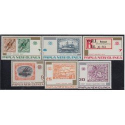 Papúa y New Guinea 253/58 1973 75º Aniversario del sellos MNH Papúa y New Guinea 253/58 1973 75º Aniversario del sellos MNH