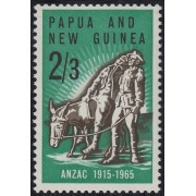 Papúa y New Guinea 77 1965 Cincuentenario de la llegada de Anzac a Europa MNH