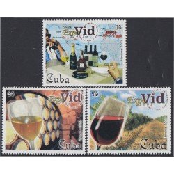 Cuba 4010/12 2002 Expo Vid 2002 Exposición Vinicola MNH Cuba 4010/12 2002 Expo Vid 2002 Exposición Vinicola MNH