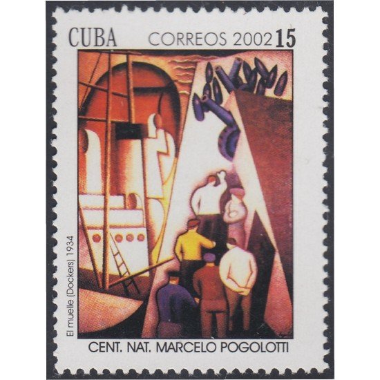 Cuba 4013 2002 100° del nacimiento del pintor Marcelo Pogolotti MNH Cuba 4013 2002 100° del nacimiento del pintor Marcelo Pogolotti MNH