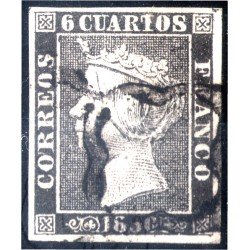 España Spain 1 1850 Isabel II Usado Matasello desconocido España Spain 1 1850 Isabel II Usado Matasello desconocido