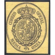 España Spain 35 1855 Coat Escudo de España MH  