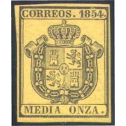 España Spain 28 1854 Escudo MH