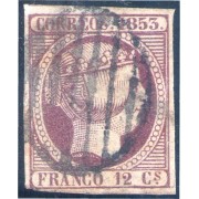 España Spain 18 1853 Isabel II usado