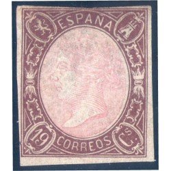 España Spain 71 1865 Isabel II MH España Spain 71 1865 Isabel II MH