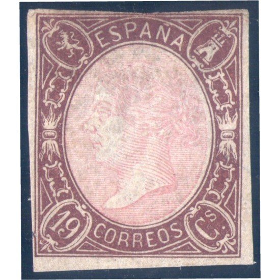 España Spain 71 1865 Isabel II MH España Spain 71 1865 Isabel II MH
