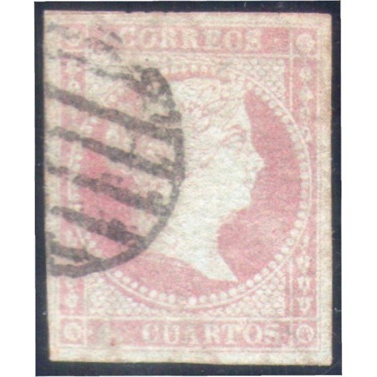 España Spain 40A 1855 Isabel II Usado España Spain 40A 1855 Isabel II Usado