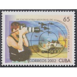 Cuba 4034 2002 III Reencuentro de corresponsales de Guerra MNH Cuba 4034 2002 III Reencuentro de corresponsales de Guerra MNH