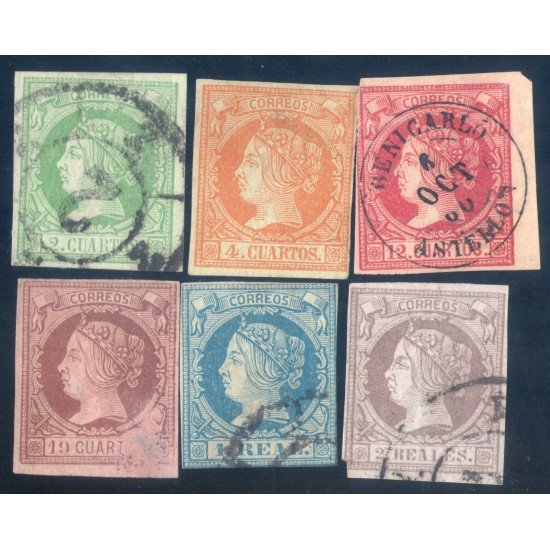 España Spain 51/56 1860/61 Isabel II España Spain 51/56 1860/61 Isabel II