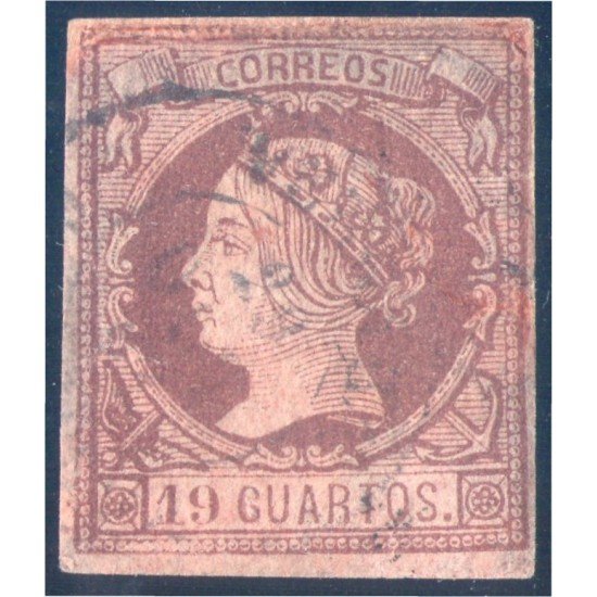 España Spain 54 1860/61 Isabel II usado España Spain 54 1860/61 Isabel II usado