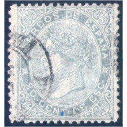 España Spain 92F 1867 Isabel II Falso postal España Spain 92F 1867 Isabel II Falso postal