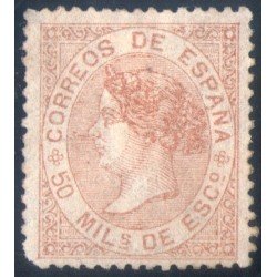 España Spain 96 1867 Isabel II sin goma España Spain 96 1867 Isabel II sin goma