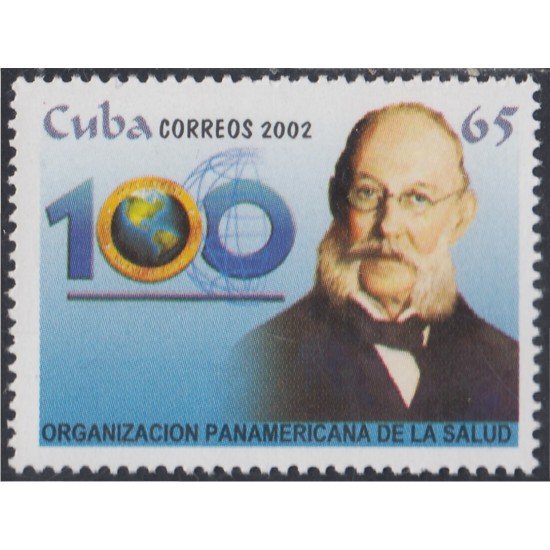Cuba 4059 2002 100° de la Organización Panamericana de la Salud MNH