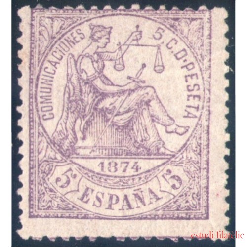 España Spain 144 1874  Alegoría de la Justicia MH