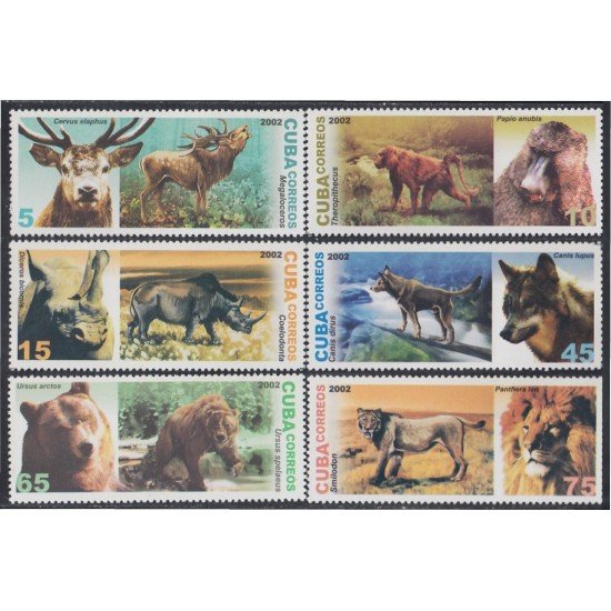 Cuba 4059A/59F 2002 Fauna salvaje MNH Cuba 4059A/59F 2002 Fauna salvaje MNH