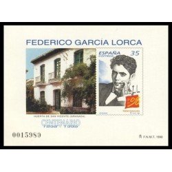 España Spain Emisión Conjunta 1998 España - México Federico García Lorca MNH España Spain Emisión Conjunta 1998 España - México Federico García Lorca MNH