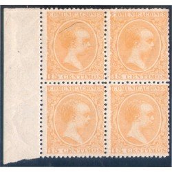 España Spain 229 Bl.4 1895 Alfonso XIII Servicio Oficial MNH España Spain 229 Bl.4 1895 Alfonso XIII Servicio Oficial MNH