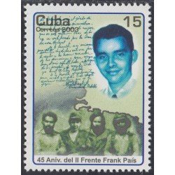 Cuba 4077 2003 45 Años del II Frente Frank Pais MNH Cuba 4077 2003 45 Años del II Frente Frank Pais MNH