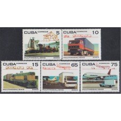Cuba 4080/84 2003 Multimodalismo Medios de Transportes MNH Cuba 4080/84 2003 Multimodalismo Medios de Transportes MNH
