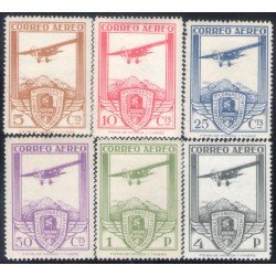 España Spain 483/88 Falsos 1930 Ferrocarril Avión Plane Bristol MNH España Spain 483/88 Falsos 1930 Ferrocarril Avión Plane Bristol MNH