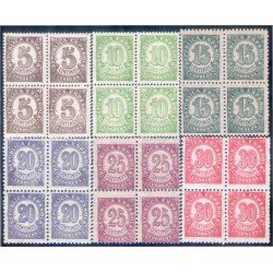 España Spain 745/50 Bl.4 1938 Cifras Numbers Stamps MNH España Spain 745/50 Bl.4 1938 Cifras Numbers Stamps MNH
