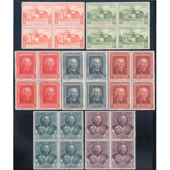 España Spain 559/65 Bl.4 1930 Colón América MNH España Spain 559/65 Bl.4 1930 Colón América MNH