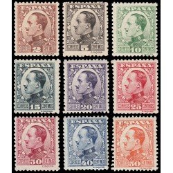 España Spain 490/98 1930/31 Alfonso XIII Tipo Vaquer MNH España Spain 490/98 1930/31 Alfonso XIII Tipo Vaquer MNH